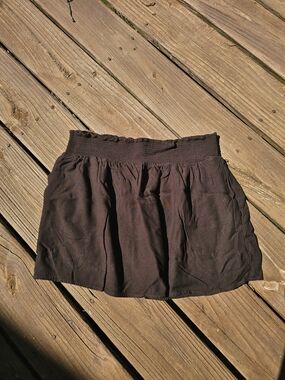 Brown Mini Skirt